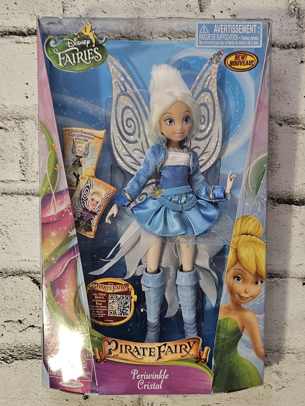 Disney Fairies Periwinkle Pirate Fairy Doll Jakks Pacific NIB Poseable